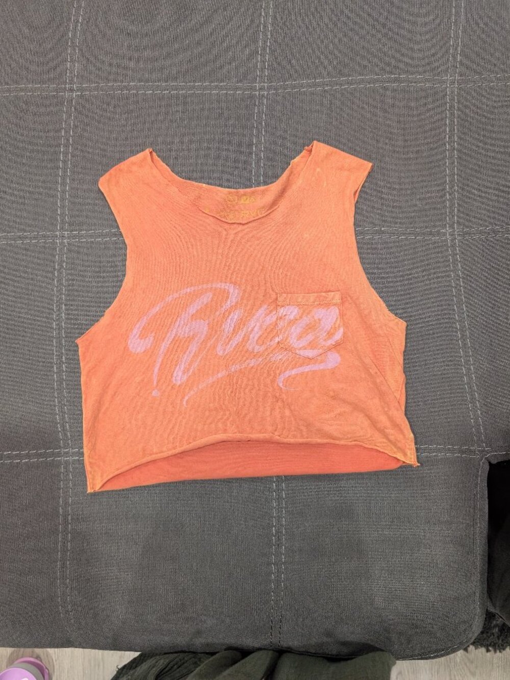Rvca crop top small